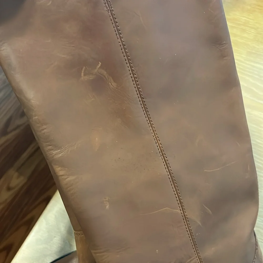 Frye Melissa Classic Women's Tall Leather Riding Boots - Brown size 10 NWOB